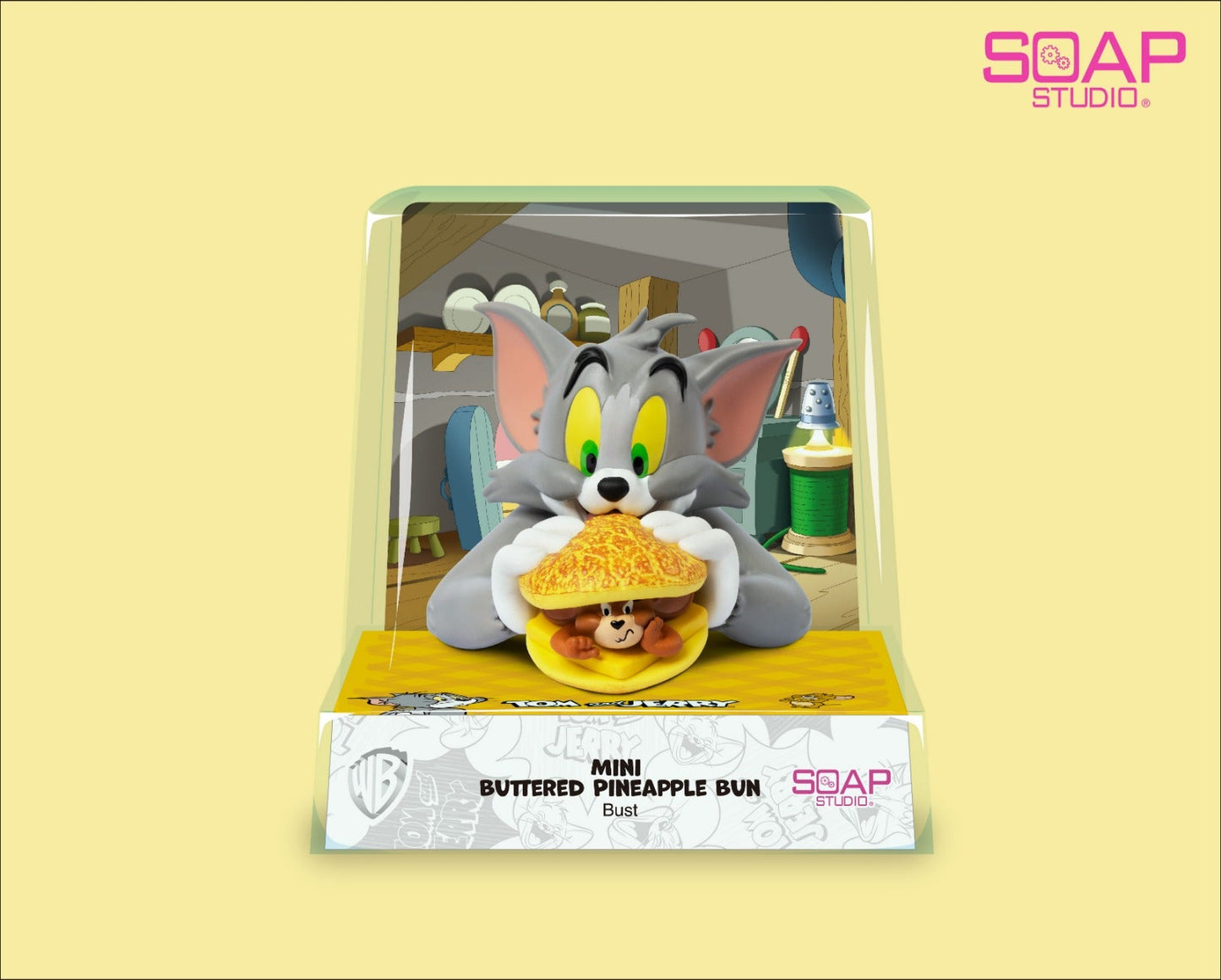 Tom and Jerry Mini Pineapple Bun Bust Figure - image 7