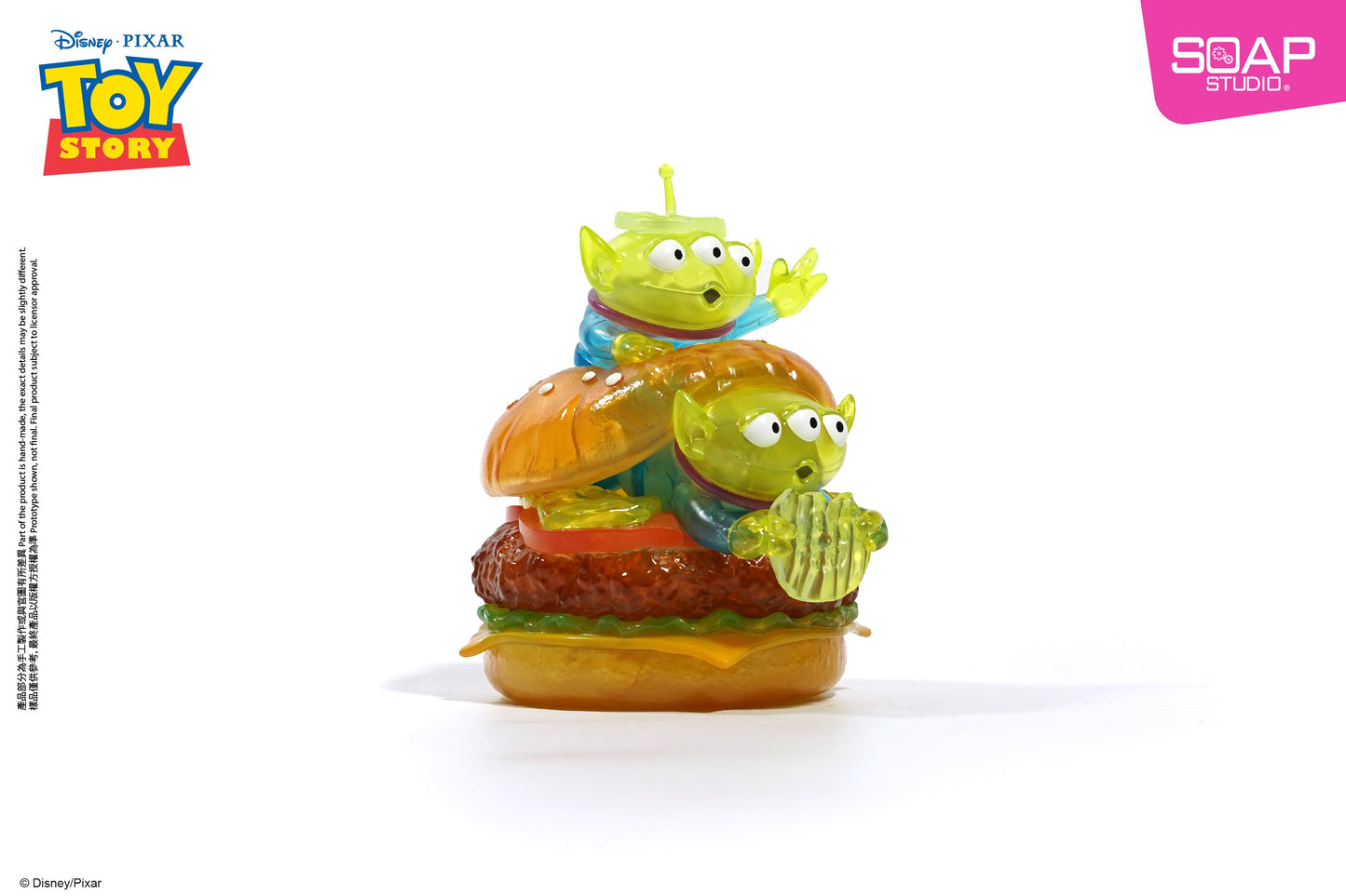 Soap Studio Disney Pixar Toy Story Aliens Jelly Burger PVCFigure 16cm Height - image 8