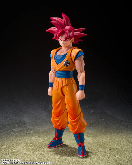 Bandai S.H.Figuarts Super Saiyan God Son Goku God Aura Reissue - official Bandai product image