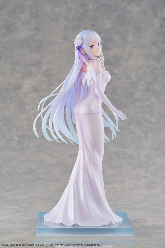 Design COCO Re:ZERO Emilia Wedding Dress Ver. 1/7 Scale Figure - official product image 1