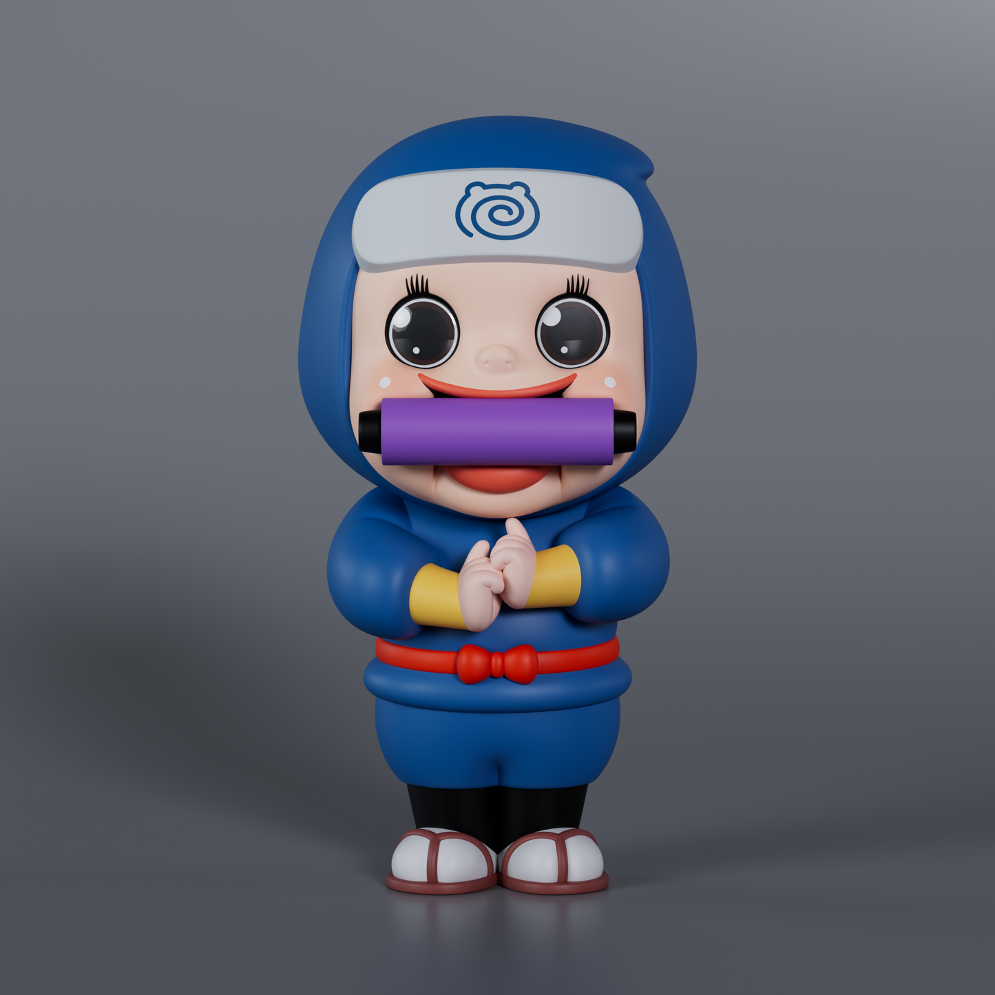 Soap Studio Sho-Chan Ninja Figure (Blue Version) - image 1