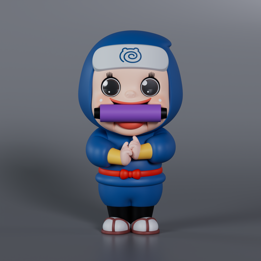 Soap Studio Sho-Chan Ninja Figure (Blue Version) - image 1