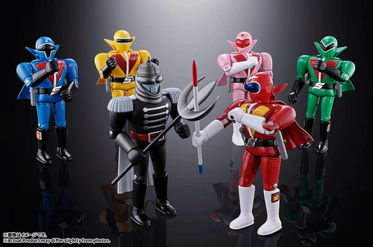 Bandai Chogokin Himitsu Sentai Gorenger Die-Cast Action Figure Set - official image 2