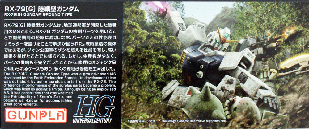 Bandai Gundam RX-79 Ground Type HG Model Kit official product image