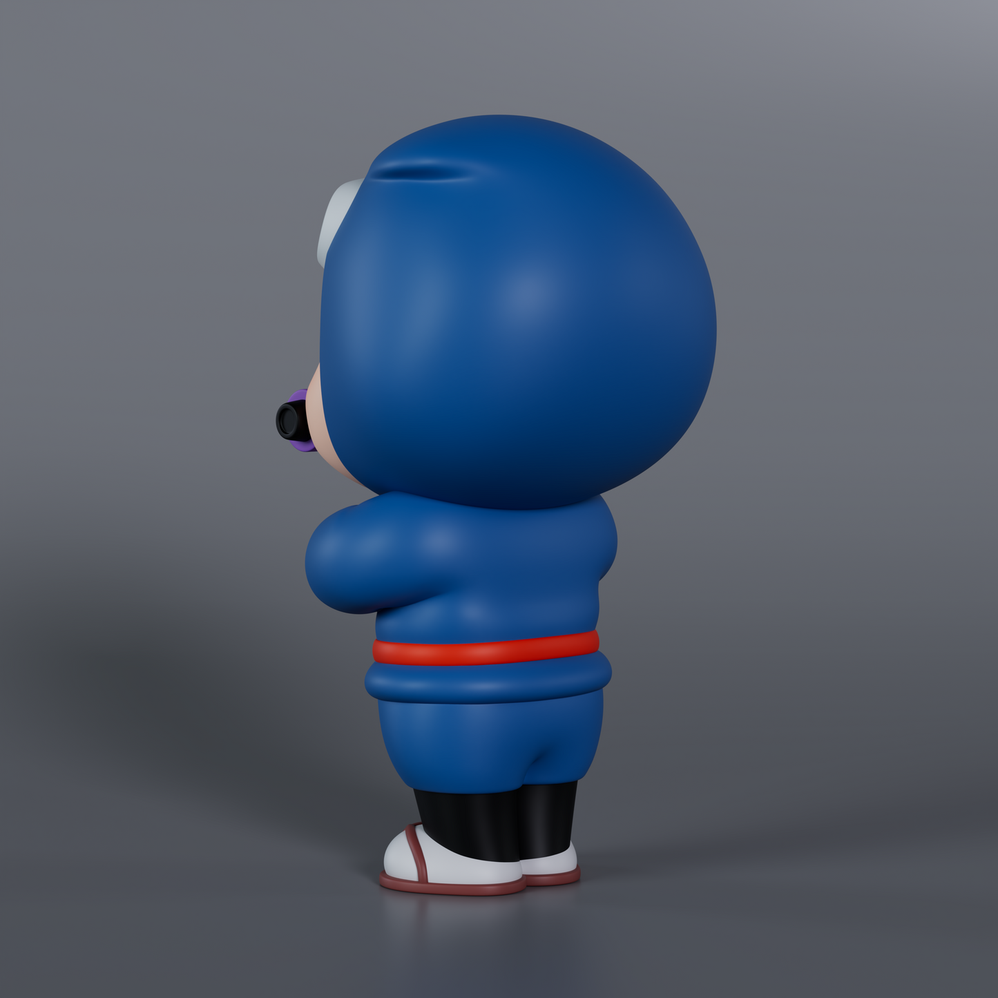 Soap Studio Sho-Chan Ninja Figure (Blue Version) - image 4
