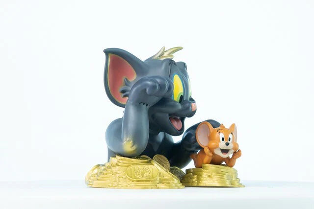 Tom and Jerry Mini Lucky Cat Bust Figure (Light-Off Version) - image 8