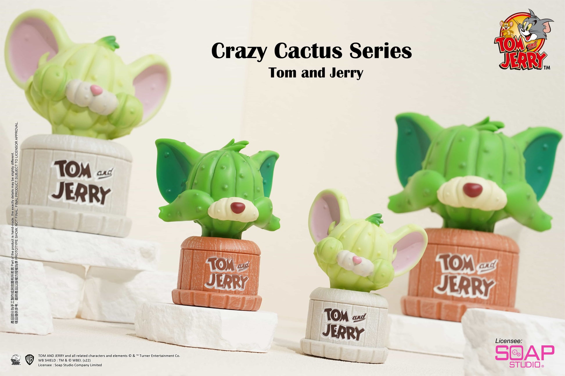 Soap Studio Tom and Jerry Tom Crazy Cactus Figure Ornament - image 2