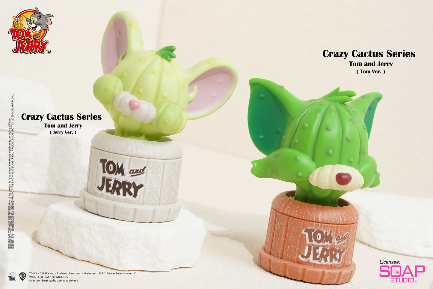 Soap Studio Tom and Jerry Tom Crazy Cactus Figure Ornament - image 6