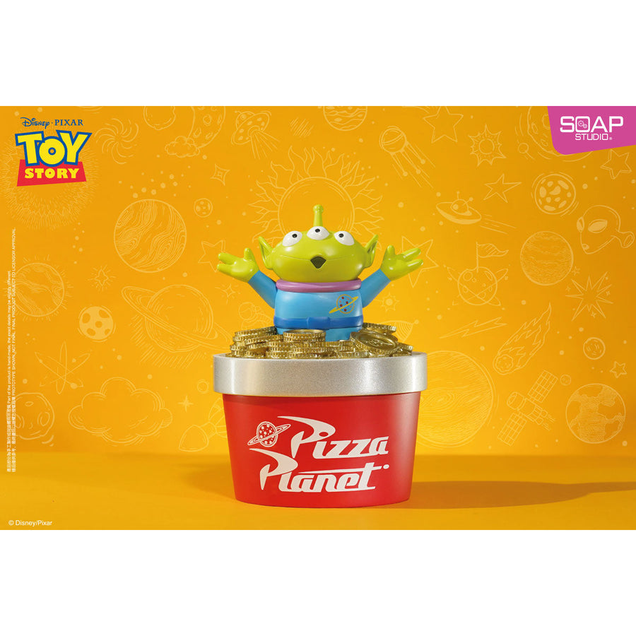 Alien Gold Coin Treasure Hunter Party Ornament (Trinket Box)