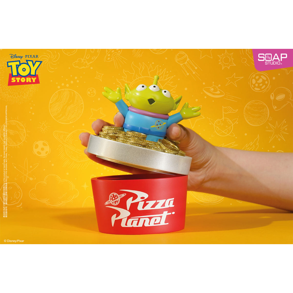 Alien Gold Coin Treasure Hunter Party Ornament (Trinket Box) - image 9