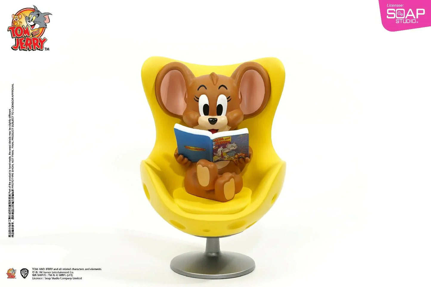 Tom and Jerry Jerry Reading Time Statue - image 1
