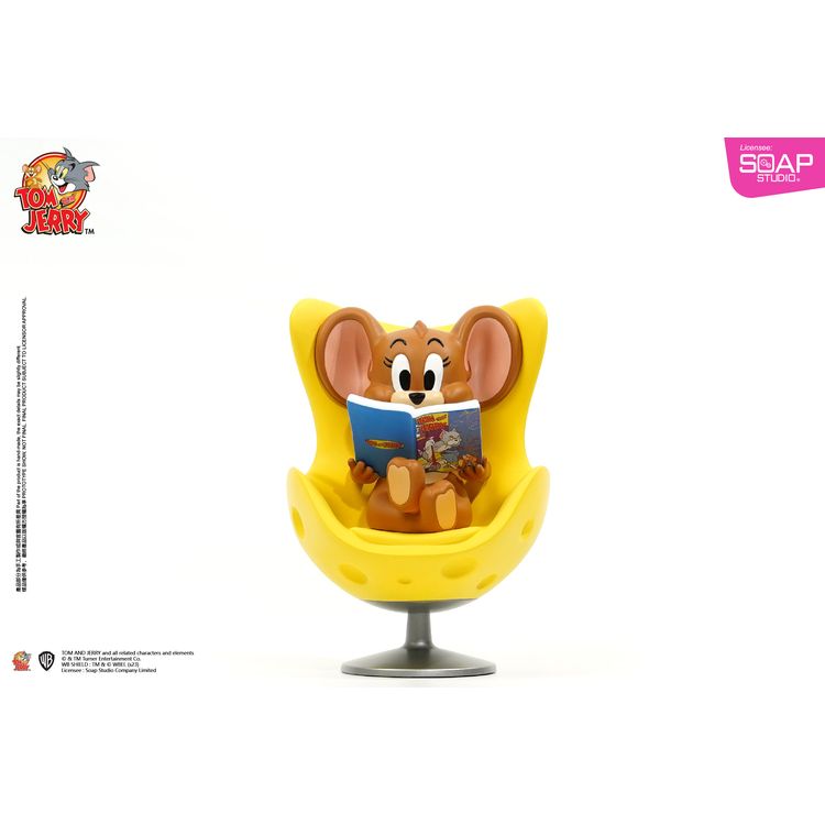 Tom and Jerry Jerry Reading Time Statue - image 2