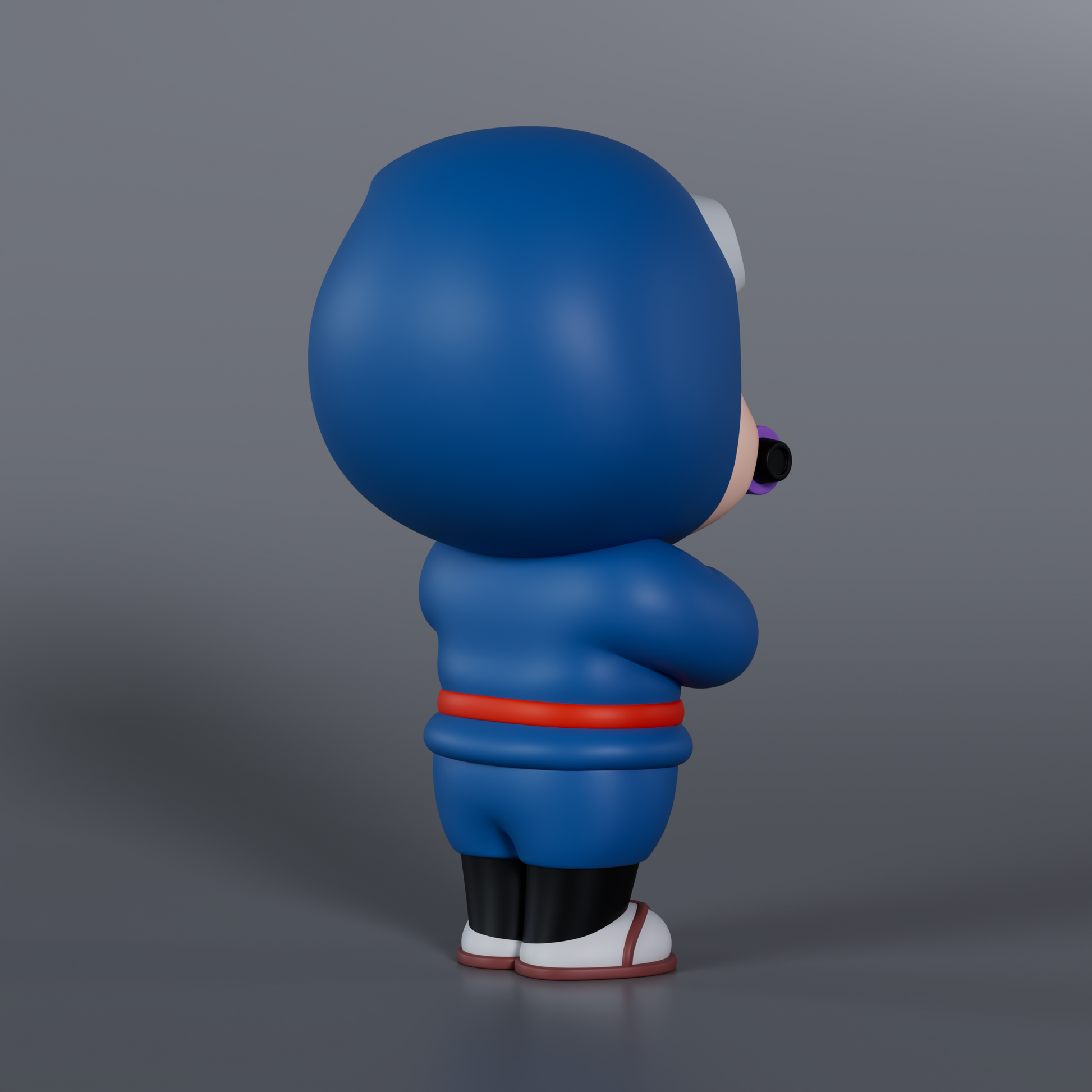 Soap Studio Sho-Chan Ninja Figure (Blue Version) - image 6