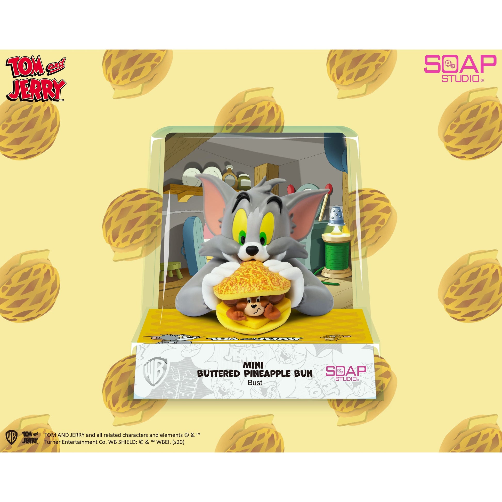 Tom and Jerry Mini Pineapple Bun Bust Figure - image 2