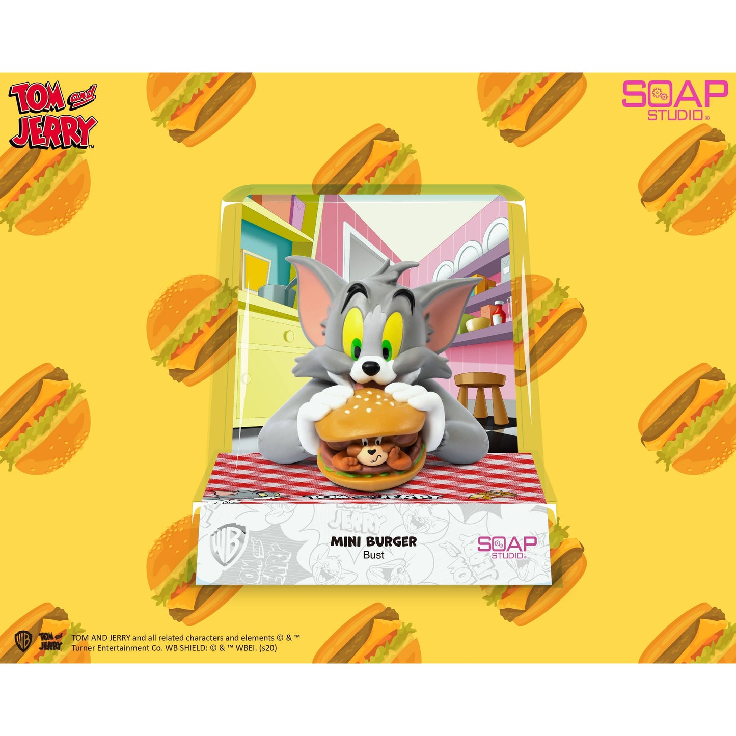Tom and Jerry Mini Burger Bust Figure - image 2