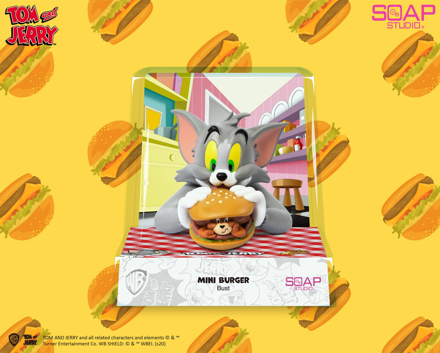 Tom and Jerry Mini Burger Bust Figure - image 6