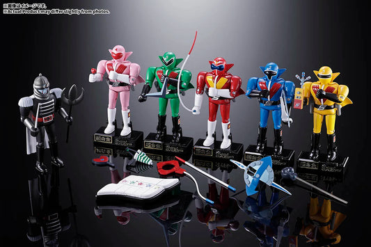 Bandai Chogokin Himitsu Sentai Gorenger Die-Cast Action Figure Set - official image 1