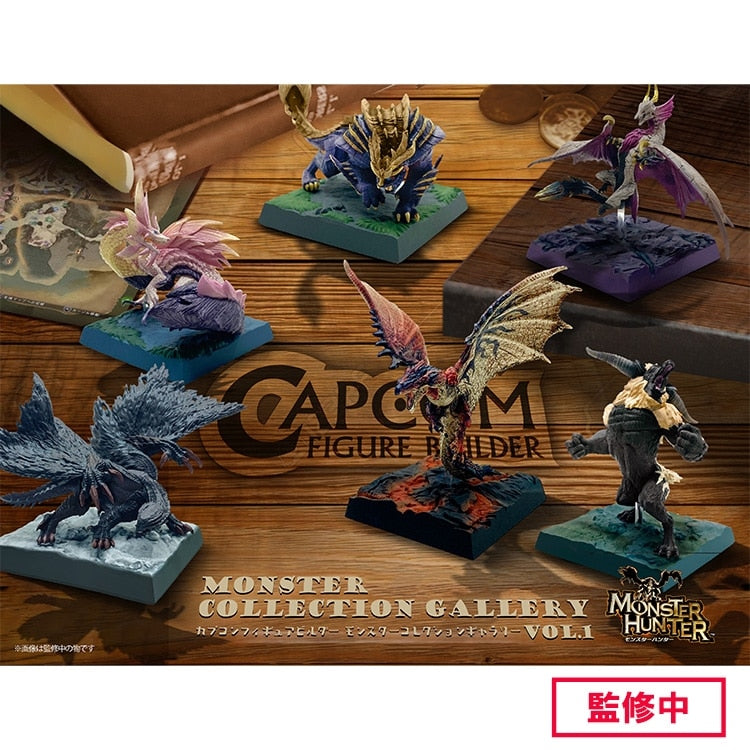 CAPCOM Figure Builder Monster Hunter Monster Collection Gallery Vol.1 Full Box (6 Pieces) - official product image 1