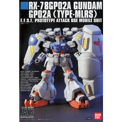 HGUC 1/144 Gundam GP02A Type-MLRS product image