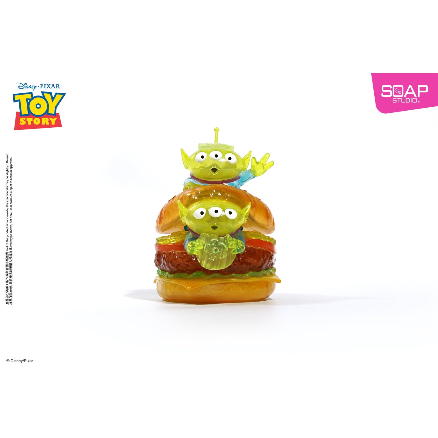 Soap Studio Disney Pixar Toy Story Aliens Jelly Burger PVCFigure 16cm Height - image 1
