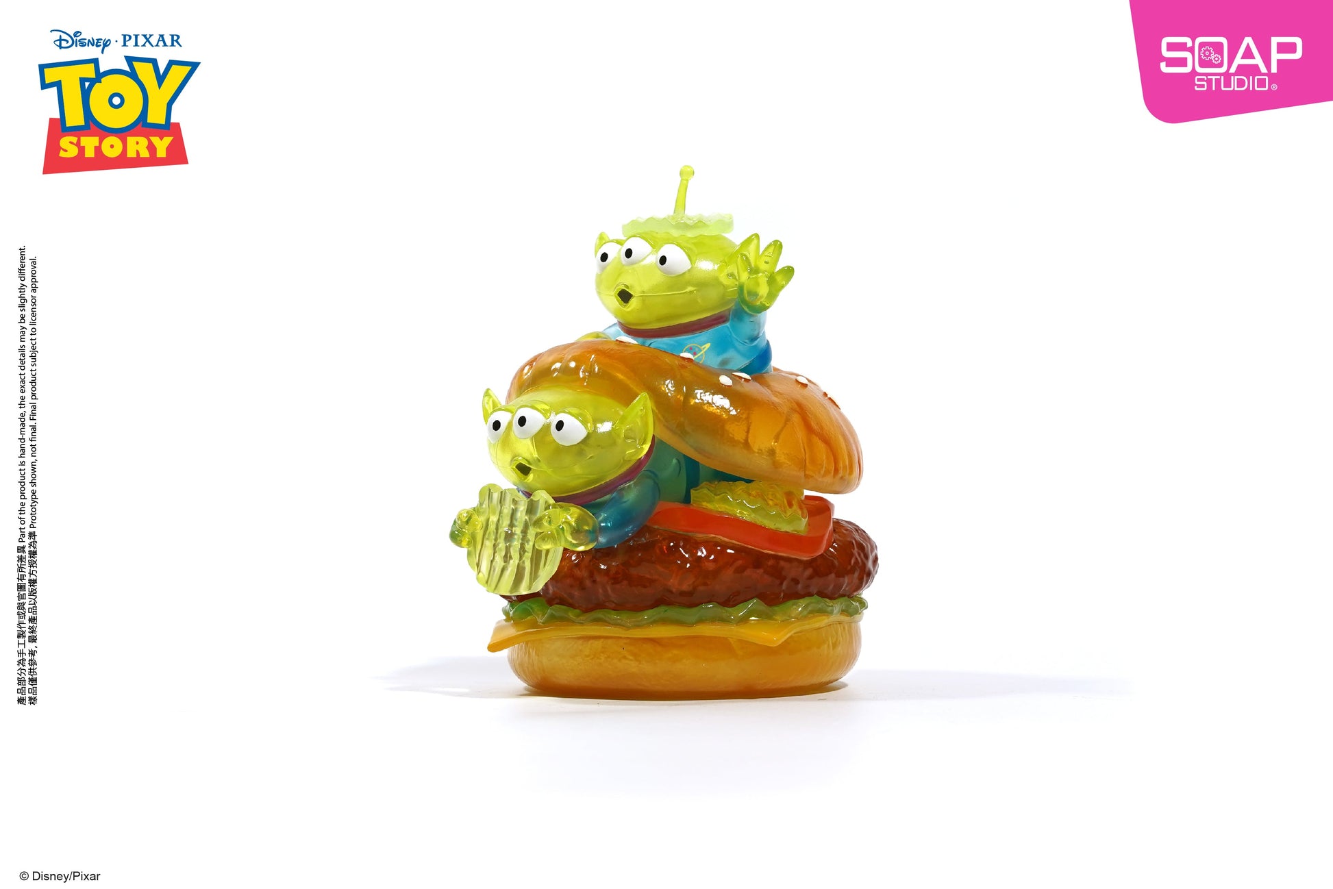 Soap Studio Disney Pixar Toy Story Aliens Jelly Burger PVCFigure 16cm Height - image 2