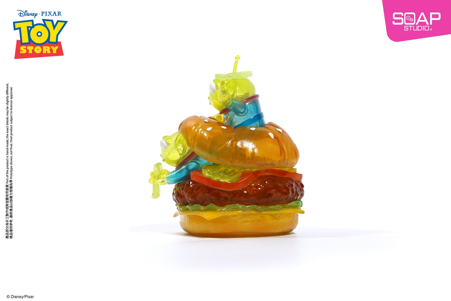 Soap Studio Disney Pixar Toy Story Aliens Jelly Burger PVCFigure 16cm Height - image 3