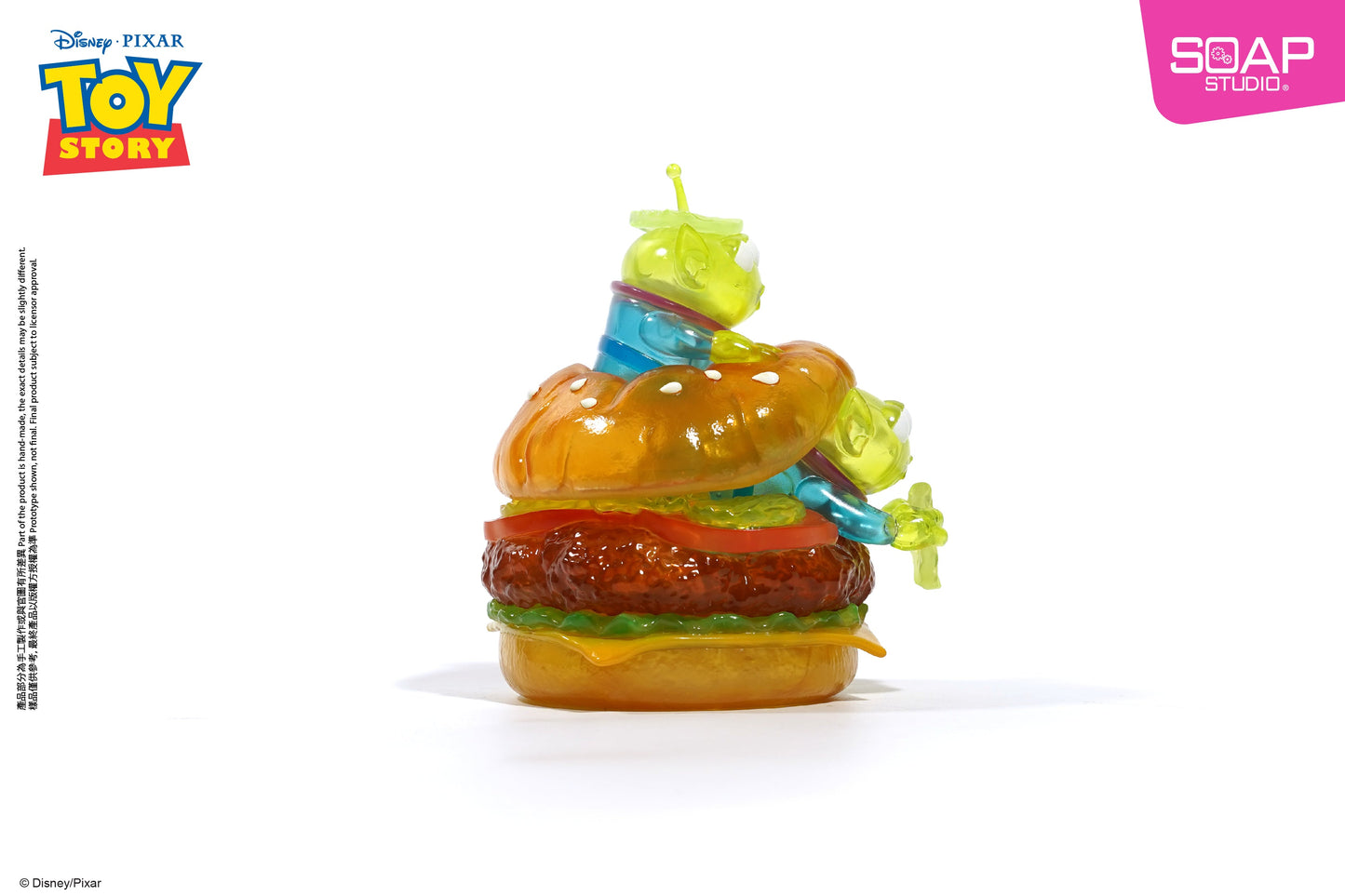 Soap Studio Disney Pixar Toy Story Aliens Jelly Burger PVCFigure 16cm Height - image 7