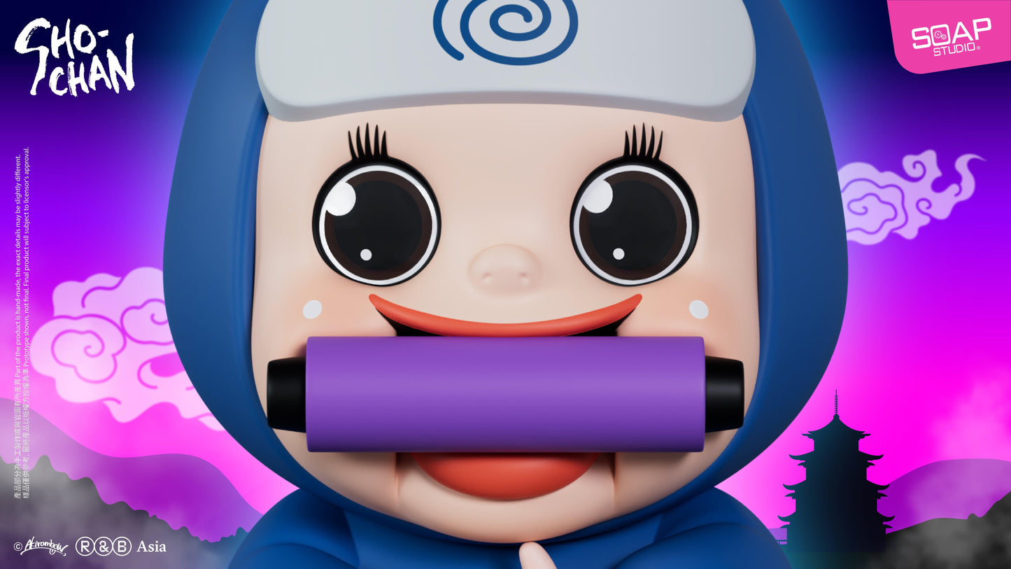 Soap Studio Sho-Chan Ninja Figure (Blue Version) - image 10