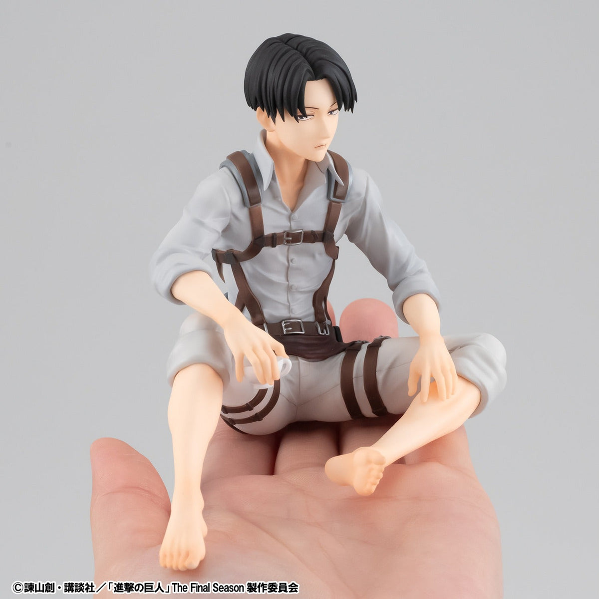 MegaHouse G.E.M. Series Attack on Titan Palm-Size Levi Figure - official image 9
