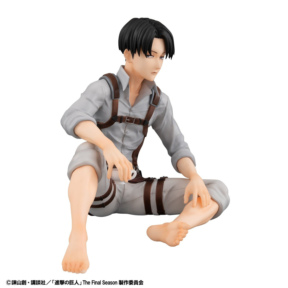 MegaHouse G.E.M. Series Attack on Titan Palm-Size Levi Figure - official image 2