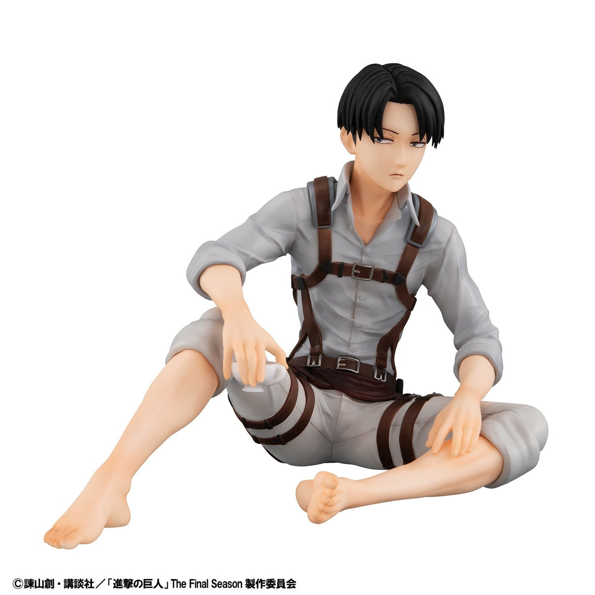 MegaHouse G.E.M. Series Attack on Titan Palm-Size Levi Figure - official image 3