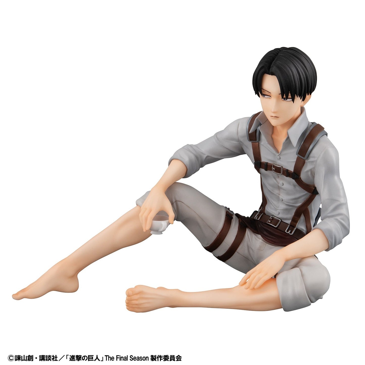MegaHouse G.E.M. Series Attack on Titan Palm-Size Levi Figure - official image 4