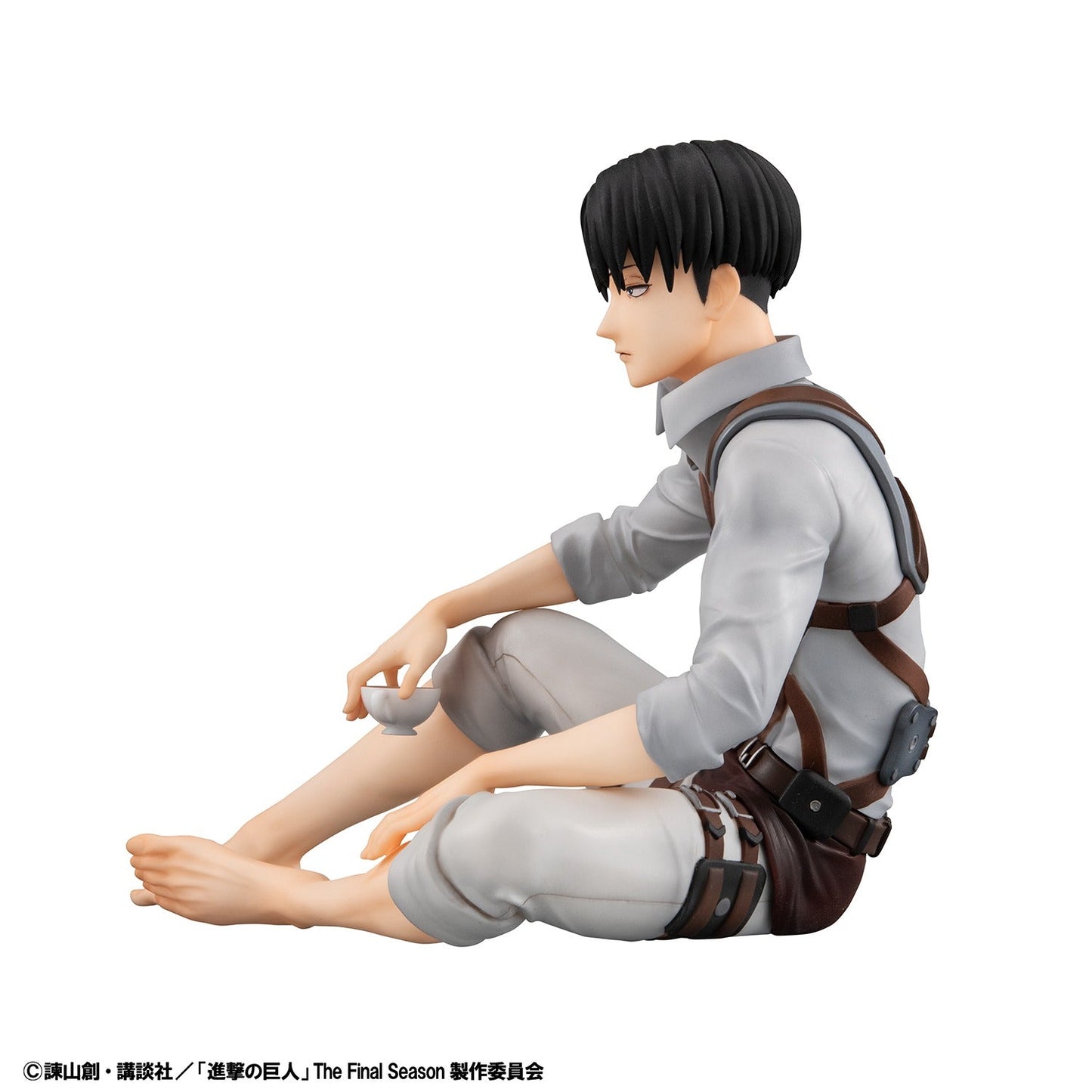 MegaHouse G.E.M. Series Attack on Titan Palm-Size Levi Figure - official image 5