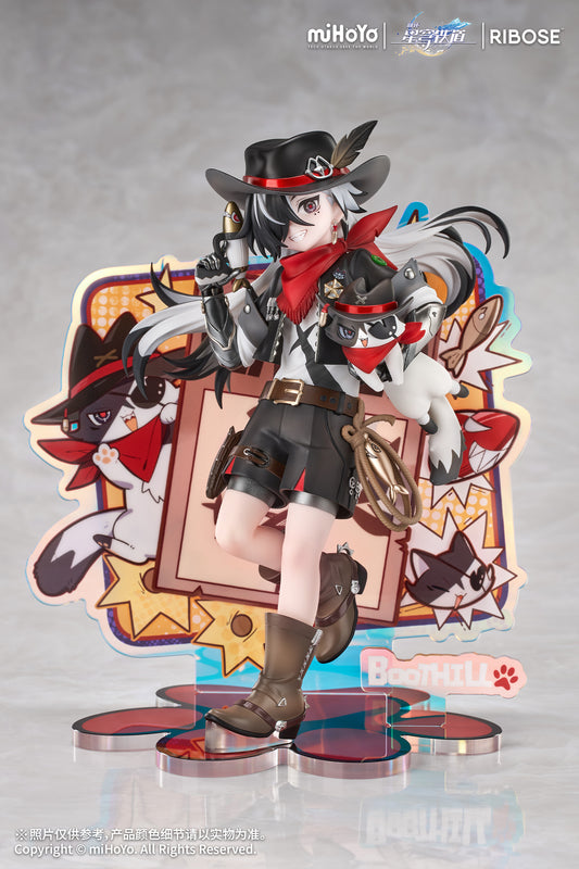 RIBOSE RISE UP+ Honkai: Star Rail Chibi Neko Boothill Figure - manufacturer promotional product image